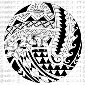Tribal Volleyball Design