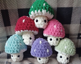 Crochet Mushroom Popper