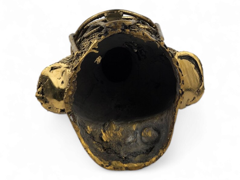 RARE Benin Bronze Bust of Oba Esigie 17th Oba of Benin Kingdom Reign