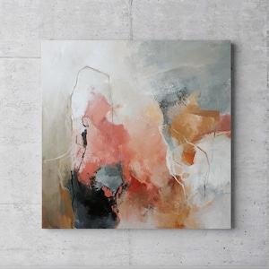 Terracotta abstract print | Terracotta abstract wall art | Original art abstract | Modern Terracotta wall art | Terracotta print Seclusion 2