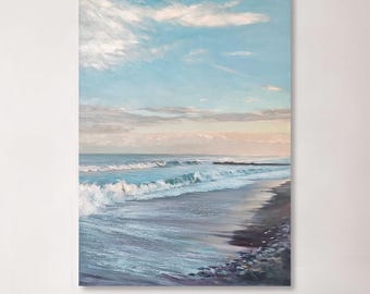 Print Seascape  | Sea Poster | Seascape Wall art | Blue sea printable art | Print Sea | Printed painting blue sea | Seascape canvas art |Sea