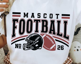 Football Svg Png, Football Team Template Svg Png, Football Mom Svg, Svg Files for Cricut, Football Team Shirts Svg Png, Football Logo Svg