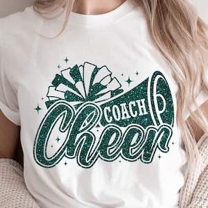 Cheer Coach SVG, PNG Files, Coach Svg, Cheerleader Svg, Coach Shirt Svg, Sports Svg, Cheerleading Svg, Cheer Life Svg, Cheer Coach Shirt