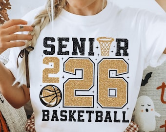 Senior Basketball 2026 Svg, Basketball Mama Svg, Basketball Mom Png, Game Day Svg, Basketball Season Svg, Basketball Mom Shirt