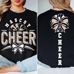 Cheer Svg Png, Cheerleading Svg, Cheerleader front back Svg, Cheer Mom Svg, Pom poms Svg, Megaphone Svg, Svg Files for Cricut