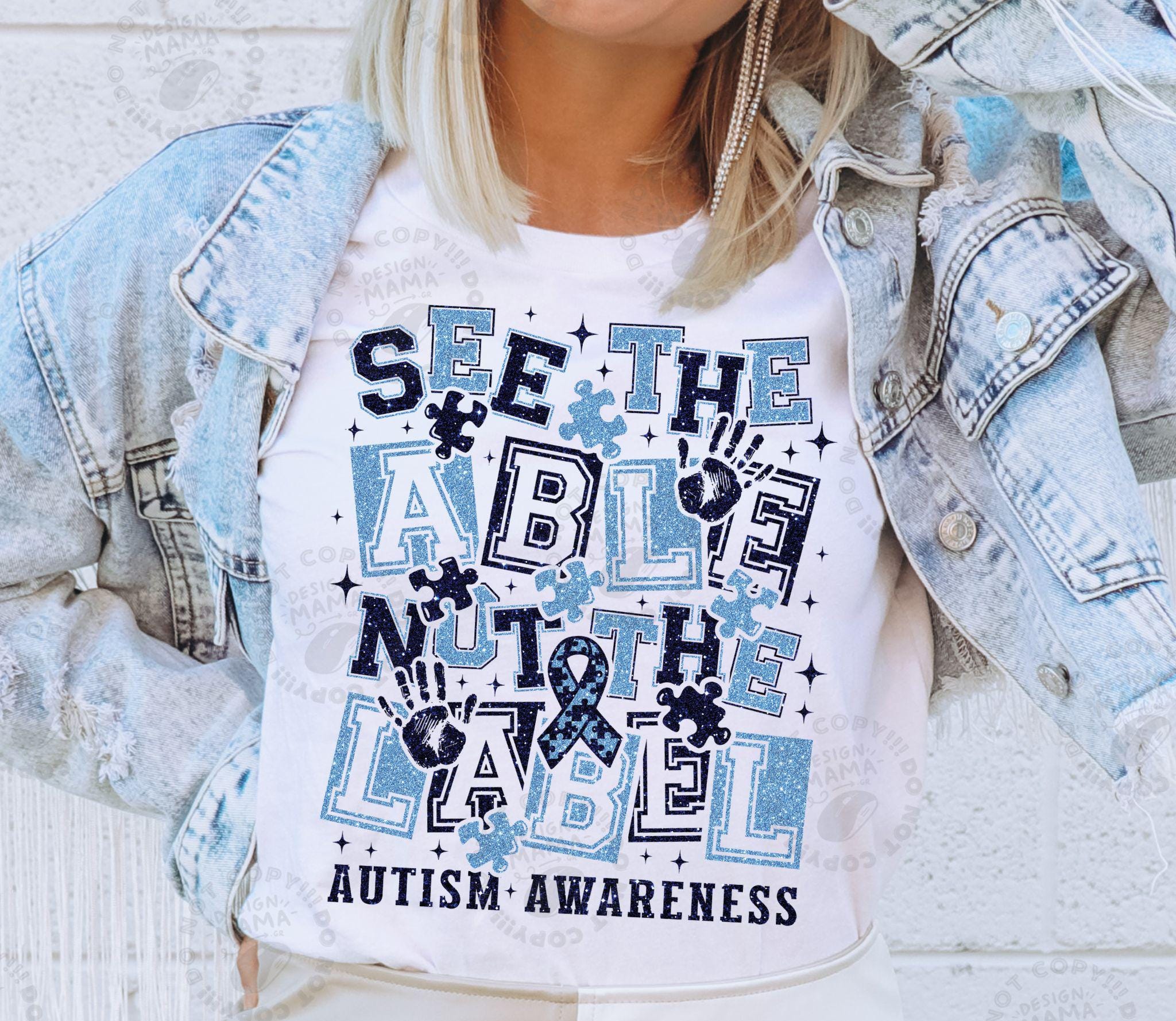 Autism Awareness SVG PNG, See the Able Not Label Cut File (digital ...