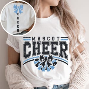 Cheer Svg Png, Cheerleading Svg, Cheerleader front back Svg, Cheer Mom Svg, Pom poms Svg, Megaphone Svg, Svg Files for Cricut
