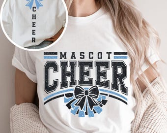 Cheer Svg Png, Cheerleading Svg, Cheerleader front back Svg, Cheer Mom Svg, Pom poms Svg, Megaphone Svg, Archivos Svg para Cricut
