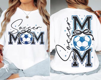 Senior voetbal moeder 2026 shirt, glitter senior voetbal moeder shirt, voetbal moeder Tee, voetbal moeder shirt, voetbal moeder cadeau, aangepast voetbalshirt