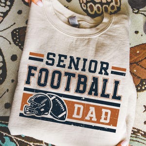 Senior Football Dad 2026 Svg, Png Dxf Eps, Football Dad, Varsity Graduation Cut File, Class of 2026, Silhouette Cameo, Cricut, Graduation
