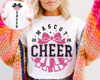Cheer Svg Png, Cheerleading Svg, Cheerleader front back Svg, Cheer Mom Svg, Pom poms Svg, Megaphone Svg, Archivos Svg para Cricut