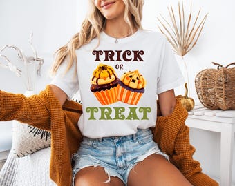 Trick Or Treat Png , Halloween PNG, Spooky season Png, Halloween PNG, Doodle Halloween Sublimation for shirt, Retro Halloween Png