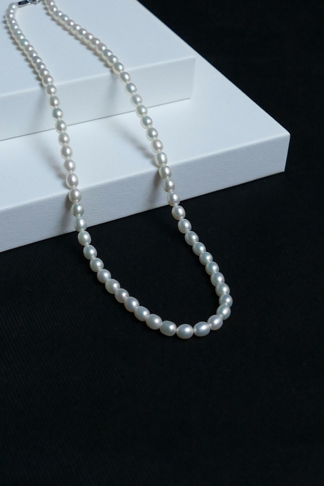 Pearl Necklace, Freshwater High Quality Pearl Necklace, White Pearl