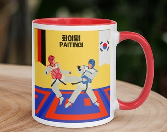 Taekwondo Mug: German-Korean Design