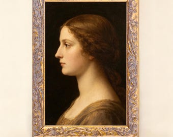 Custom Vintage Ornate Wood Gold Picture Frame for Wall Art