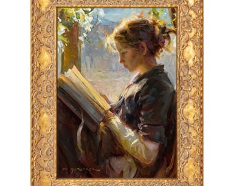 Ornate Wood Gold Picture Frame:  Antique Victorian Style Photo Frame for Wall Decor