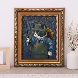 Custom picture frame vintage brown, Wall Hanging canvas frame, Vintage picture frame, A4 picture frame, Plexiglass & Backing, Christmas gift