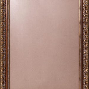 Vintage Brown Picture Frame: Wall Hanging Canvas Frame with Plexiglass