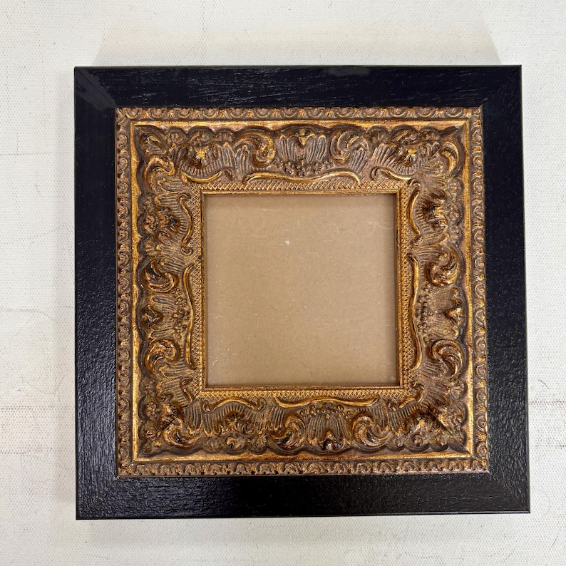 Solid Wood Picture Frame, Vintage picture frame, 4x4 4x6 picture frame, Mini picture frame, Wedding/Birthday/Christmas Gift, Wall decor