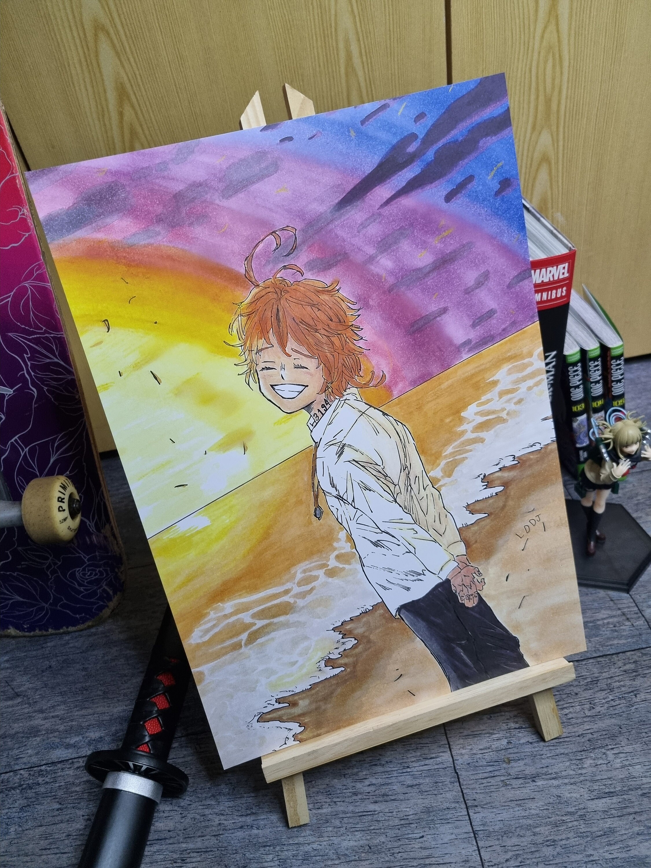 The Promised Neverland - Norman Art Board Print for Sale by Kami-Anime