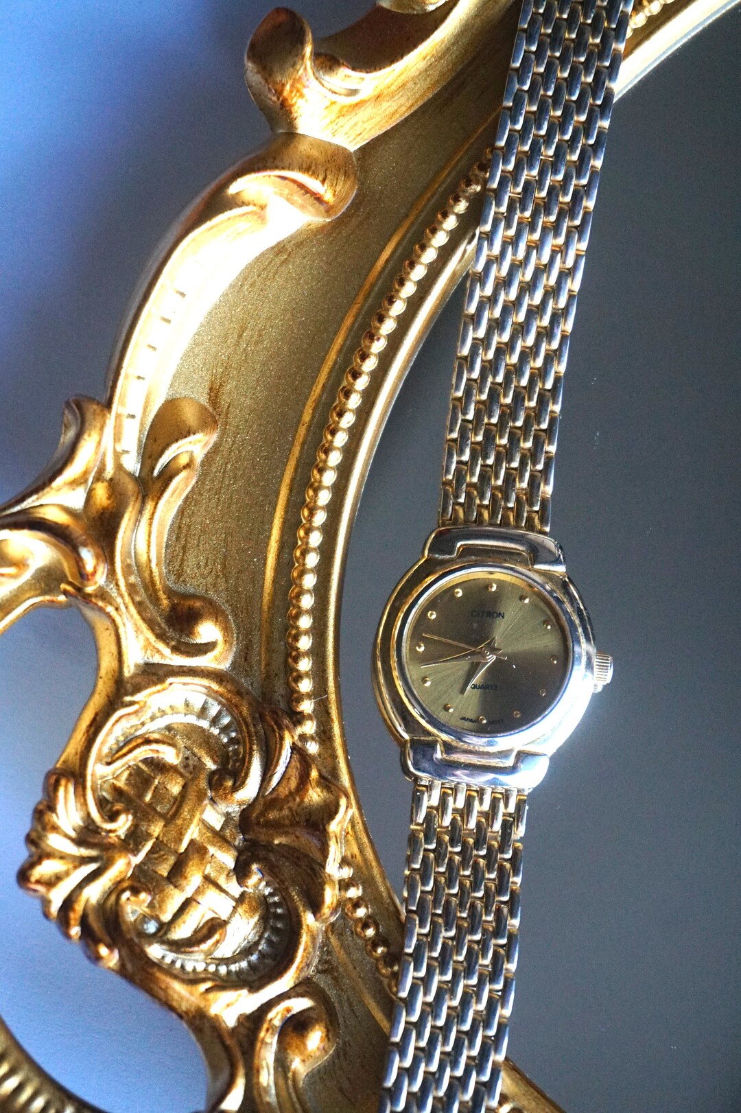 Zircon Alloy Vintage Chain Watch With Tempered Glass For Women Elegant Accessory main image 1