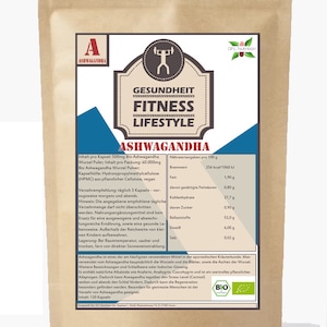 120 capsules of organic ashwagandha