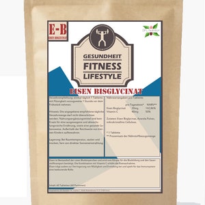 60 tablets iron bisglycinate + vitamin C (acerola)