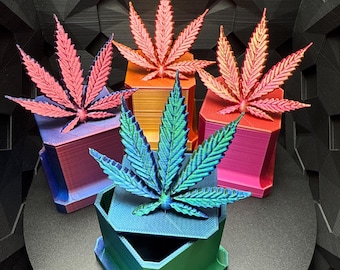Pot Leaf trophy container