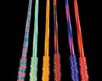 Retractable Spiral Dragon Swords