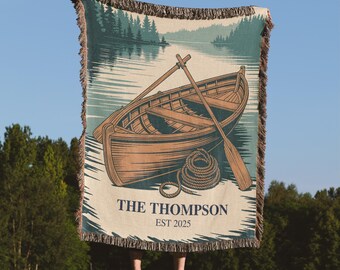 Lakehouse Decor Personalized Throw Lake House Gifts House Warming Gift for Couples Lakehouse Decoration Housewarming Blanket New Home Owner
