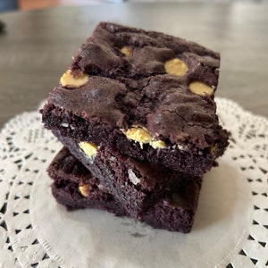 Ube Bars with white chocolate