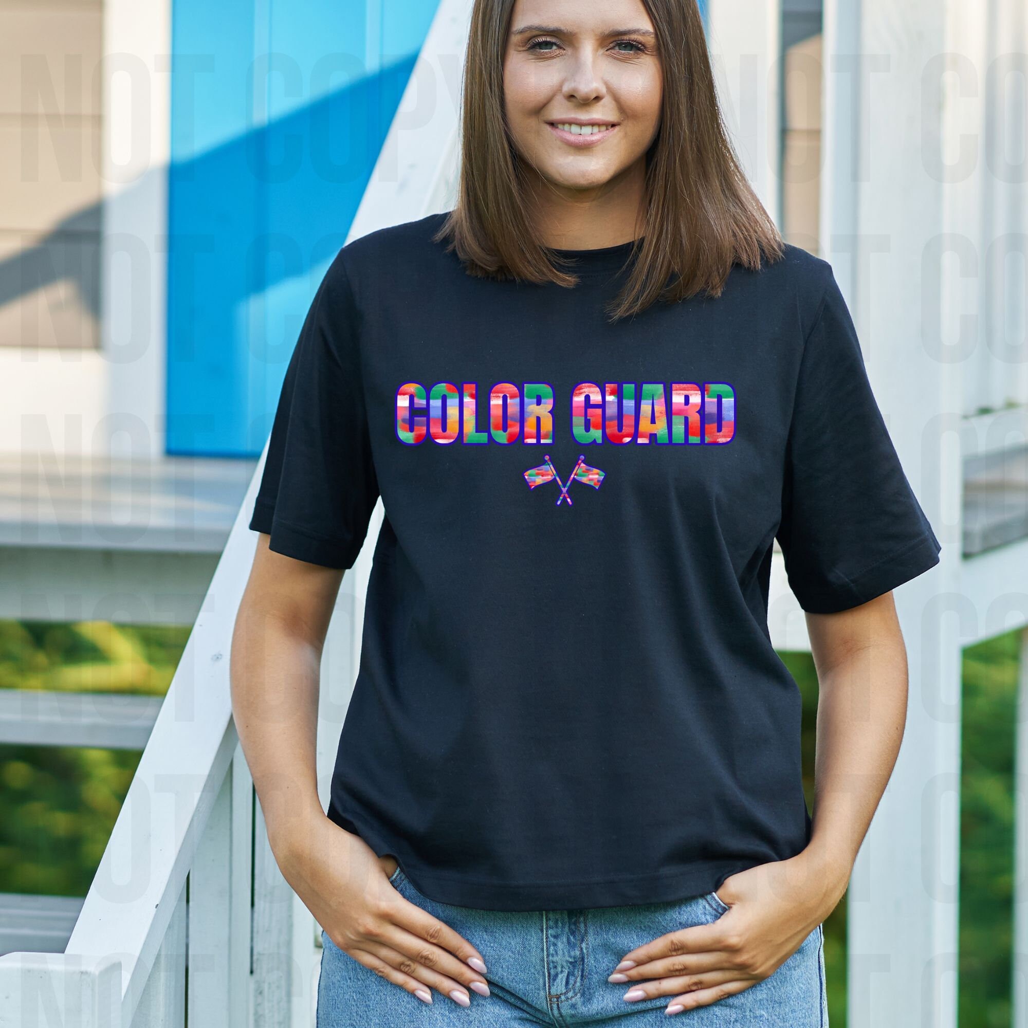 Color Guard Png/digital for Sublimation color Guard Colorful Paint ...