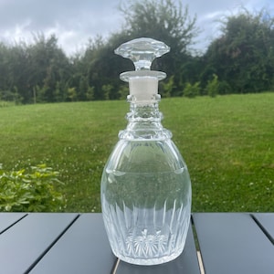 Cut crystal carafe, Baccarat, early 20th century