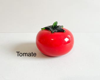 ガラスに入った果物と野菜、ムラーノ様式、イタリア、20世紀半ば