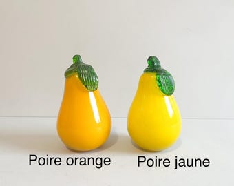 ガラスに入った果物と野菜、ムラーノ様式、イタリア、20世紀半ば