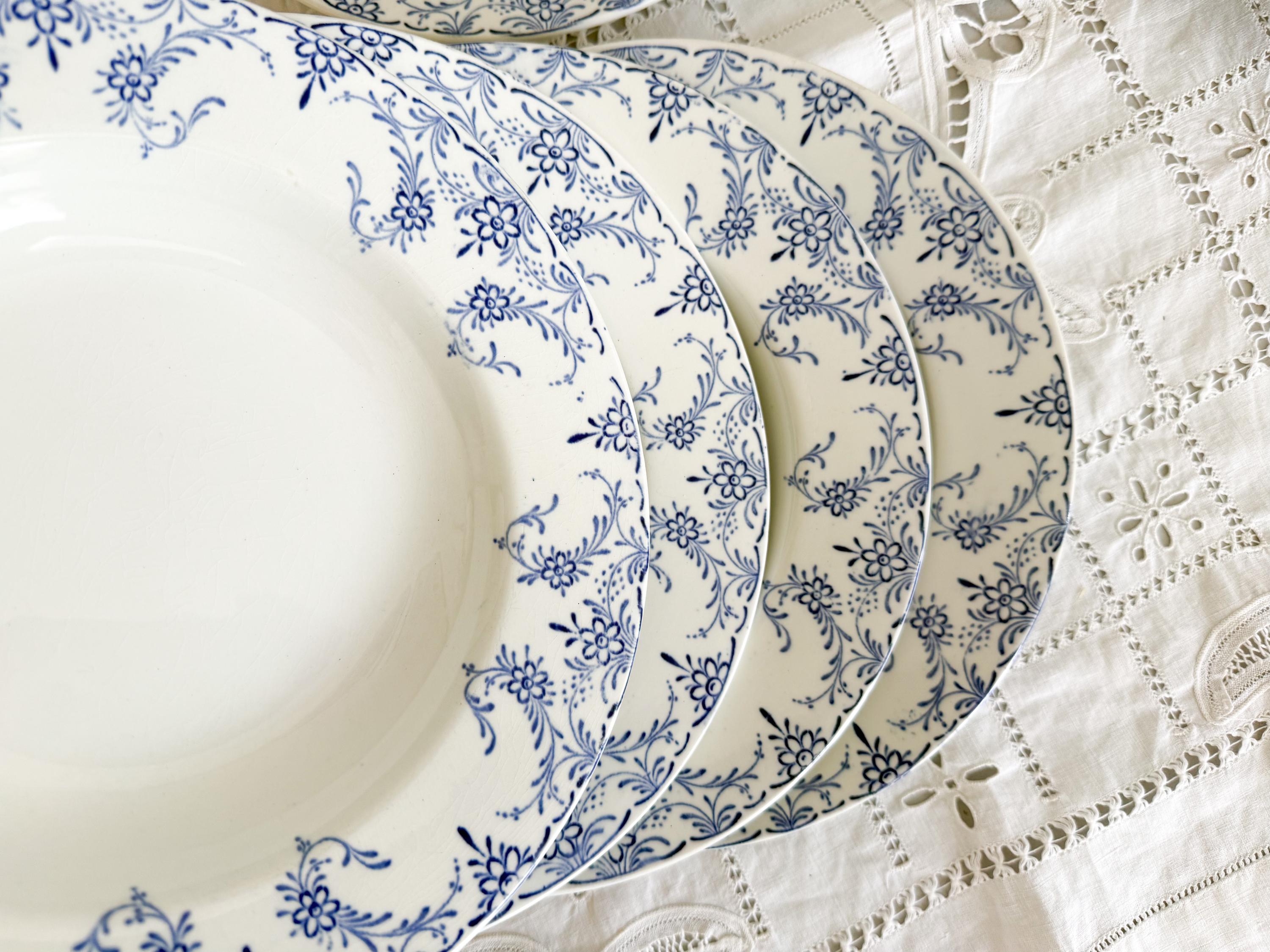 鉄粘土製スープ皿6枚、中国製モデル、リュネヴィル、20世紀初頭 - Etsy