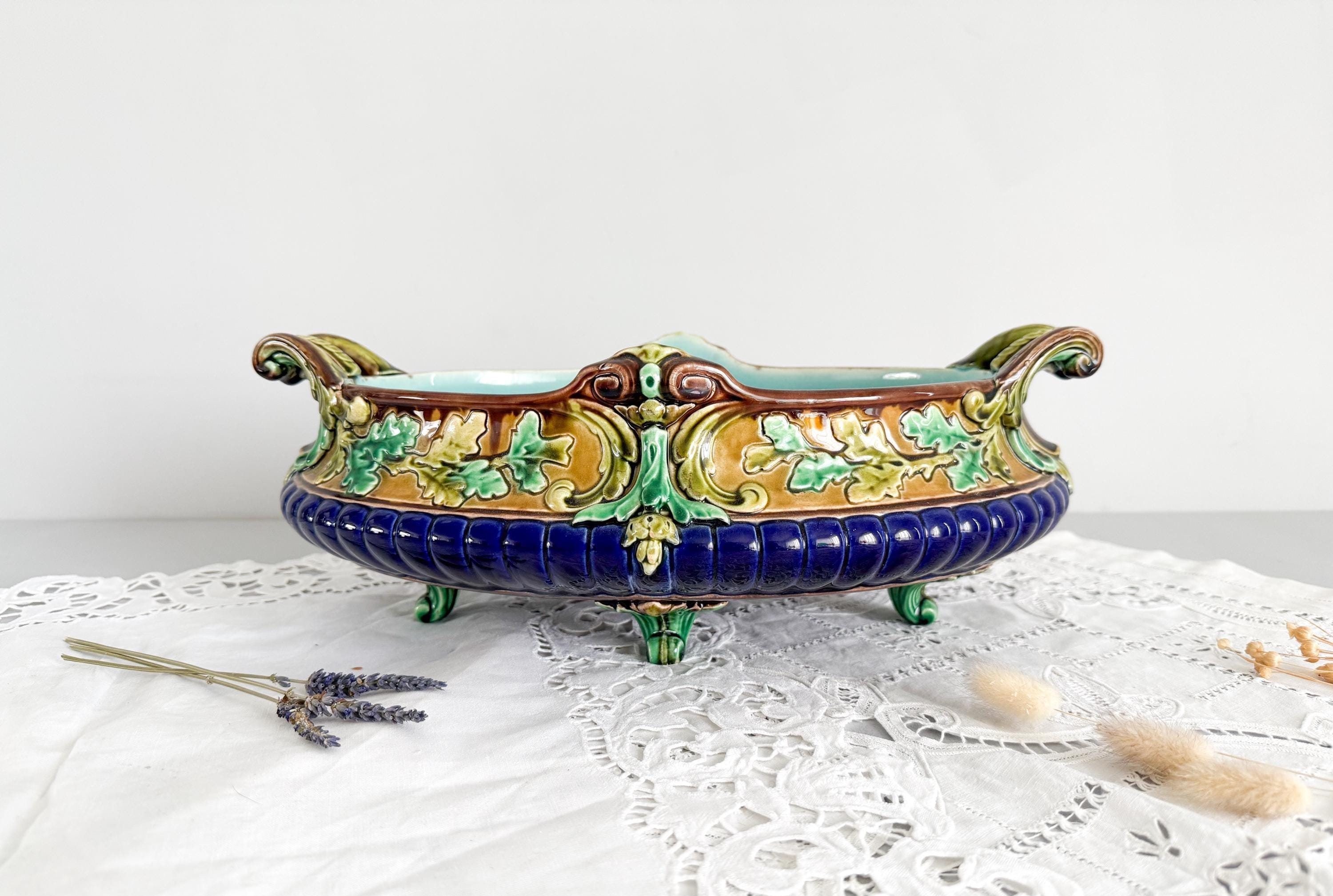 Sarreguemines jardiniere - Etsy 日本