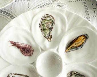 Set 7 Pièces Bols à Huîtres En Inox - Réutilisables | Avec Couteau à Huîtres | Pour Fruits De Mer, Sushis, Barbecue | Empilables