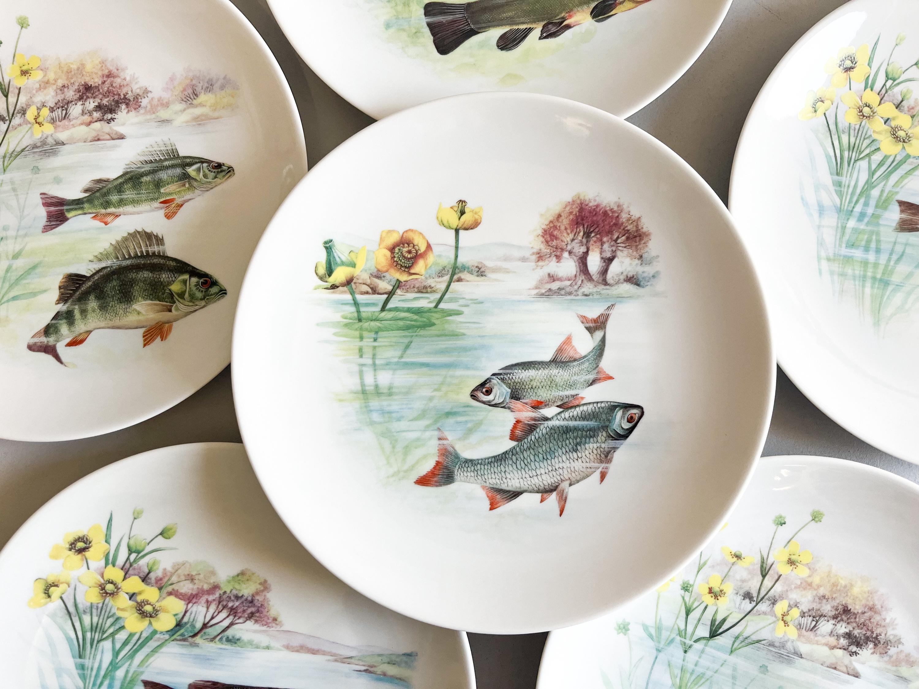 Vintage philippe deshoulieres limoges plates - Etsy 日本
