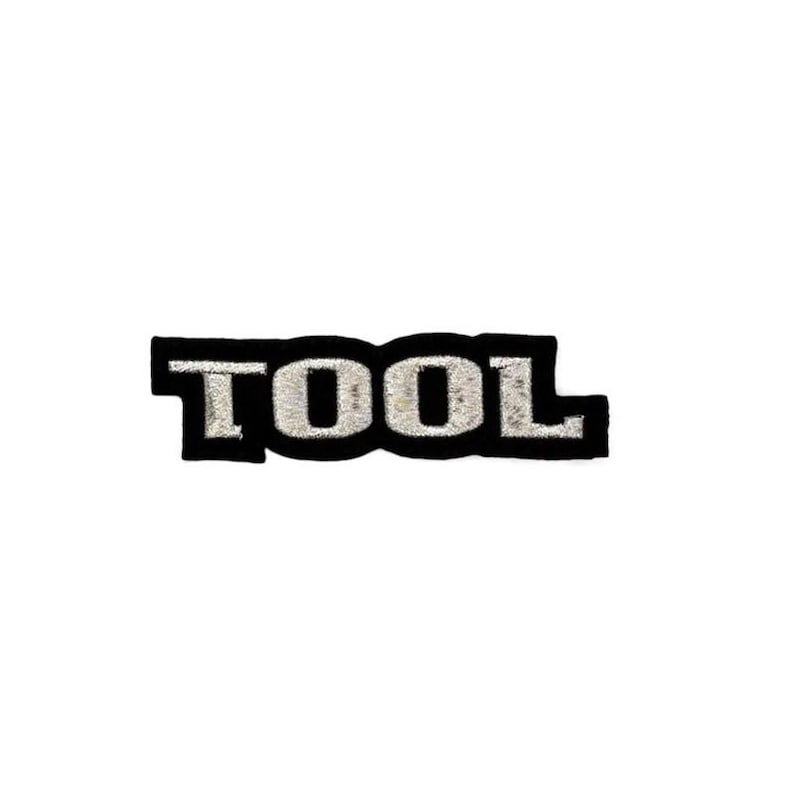 Offizieller Tool Patch | Opiate Logo Design | Gewebter Aufnäher zum Aufbügeln | Progressive Rock Merchandise 10,5 x 3 cm Bild 1