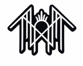 Sleep Token Patch - SIGIL CUT OUT Woven Patch 6.5x9.5 cm for Sewing