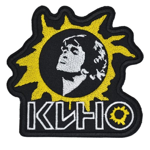 Patch Kino ca. 10 cm Кино Виктор Цой "Звезда по имени Солнце" Viktor Tsoi Zoi Soviet Rock Нашывка