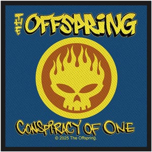 Offizieller The Offspring Patch | "Conspiracy Of One" Woven Aufnäher | Punk Rock Merch | 10 x 10 cm