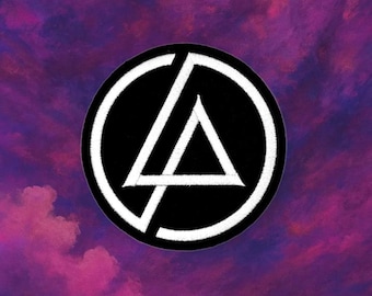 Linkin Park Patch – Round Concentric Logo (8 cm) – Iron-On Nu Metal Patch