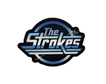 The Strokes Patch – Official Licensed – OG Magna Design – Indie Rock Band – Iron-On Printed Patch – 10 x 7 cm
