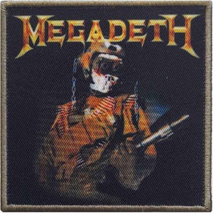 Megadeth strijkpatch – Trooper patch – So Far, So Good... So What! (8x8cm)