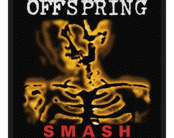 The Offspring Patch - SMASH Album Woven Patch 10 x 8.5 cm Sew-On Punk Rock