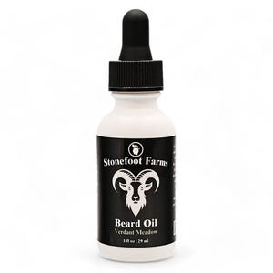 Beard Oil for Men, Verdant Meadow Scented Beard Conditioner, Men&#39;s Gift for Him, Beard Growth Oil, Groomsman Gift