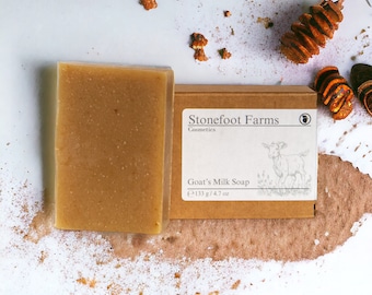 Jabón de leche de cabra sin perfume – Jabón natural hecho a mano