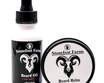 Verdant Meadow Beard Oil and Balm Kit, Men's Grooming